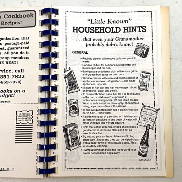 Family Favorites Balmoral Bakers Spiral Bound Cookbook Vintage 90s Memphis TN - Picture 7 of 7